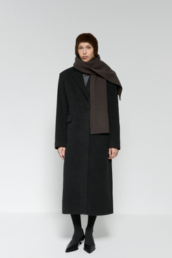 Шарф из объемной шерсти