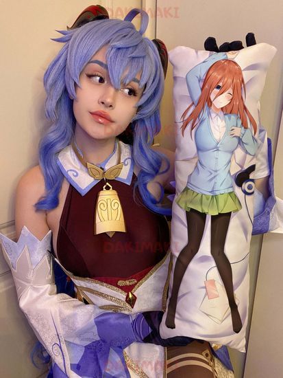 Мини дакимакура Мику Накано из Пять невест арт. M0815, 60х20 см