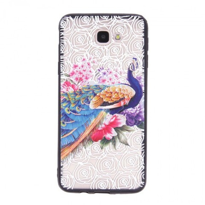 Чехол ТПУ Павлин для Samsung Galaxy J5 Prime, 010162