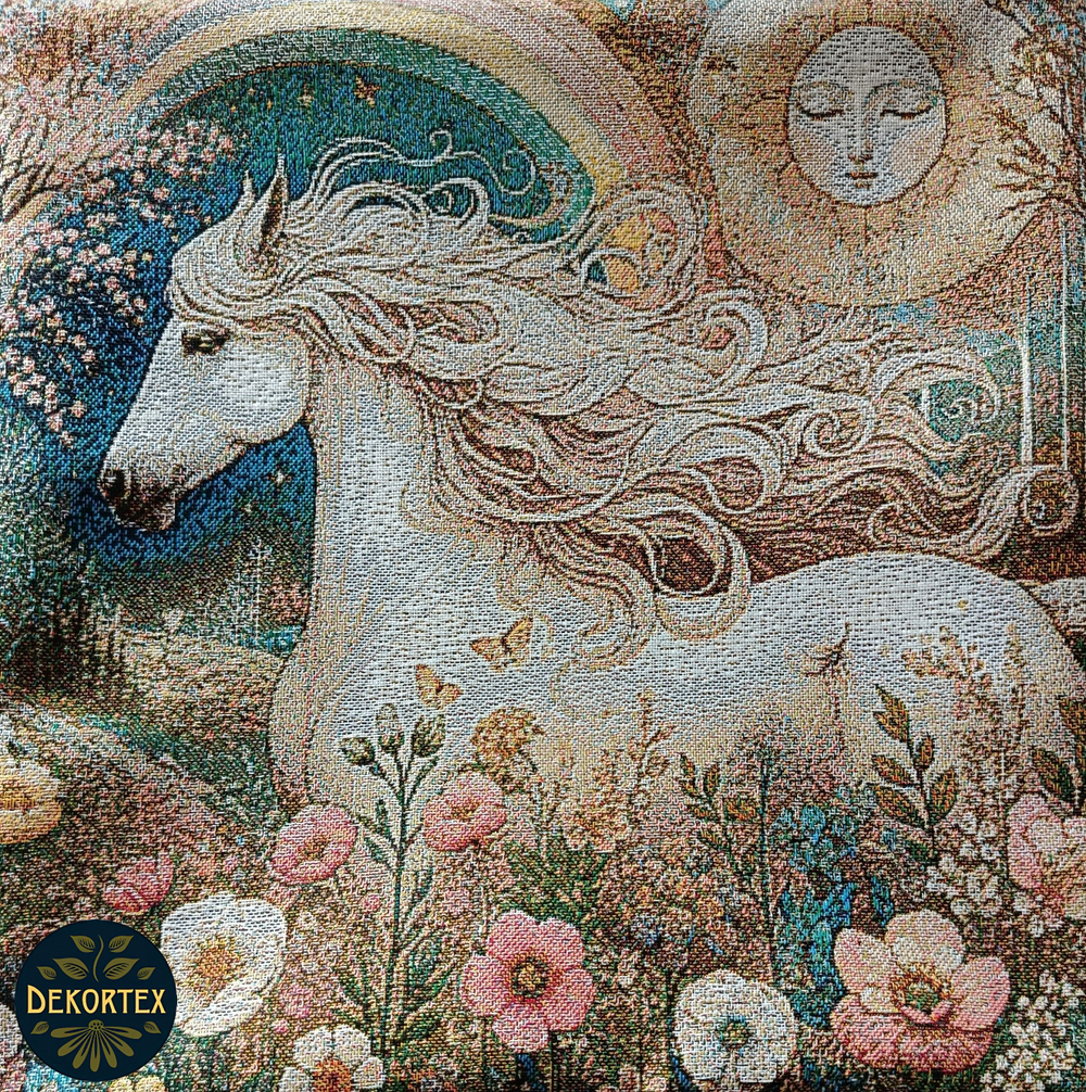 Декоративный гобеленовый чехол для интерьерной подушки Странник 38*38