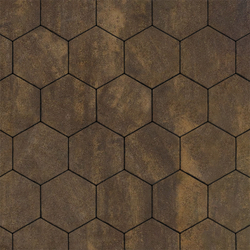 Тротуарная плитка СОТЫ - Листопад гладкий Мокко