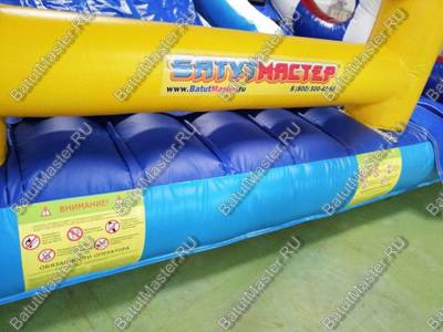 Коммерческий надувной батут-горка "Дракон" 18*8*13 м