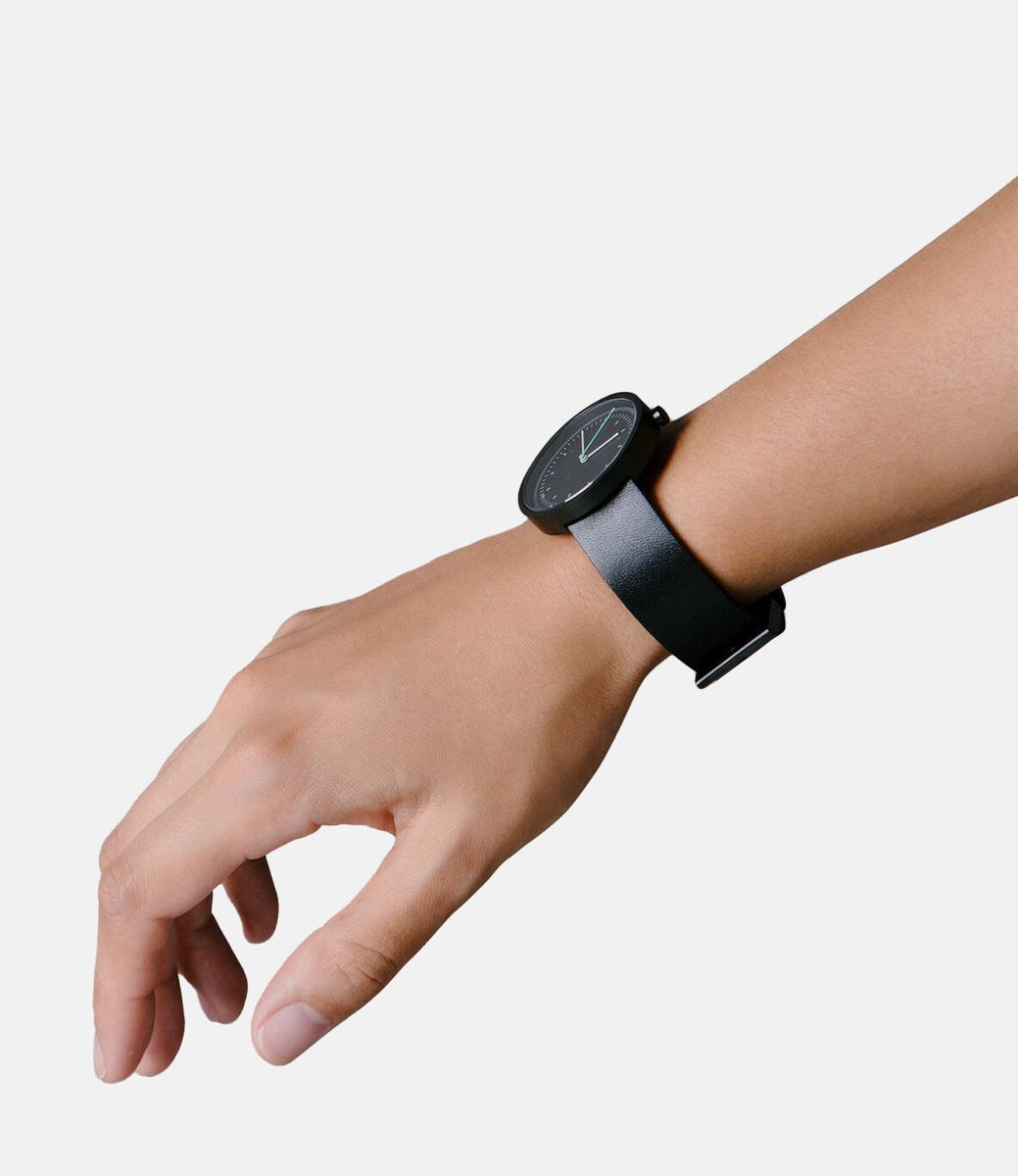 Aark Interval Black — кварцевые часы (38 мм)