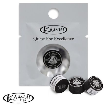 Наклейка для кия Kamui Pyramid Black ø13мм Hard 1шт.