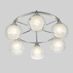 Citilux Буги CL157162 Люстра потолочная Алюминий Хром