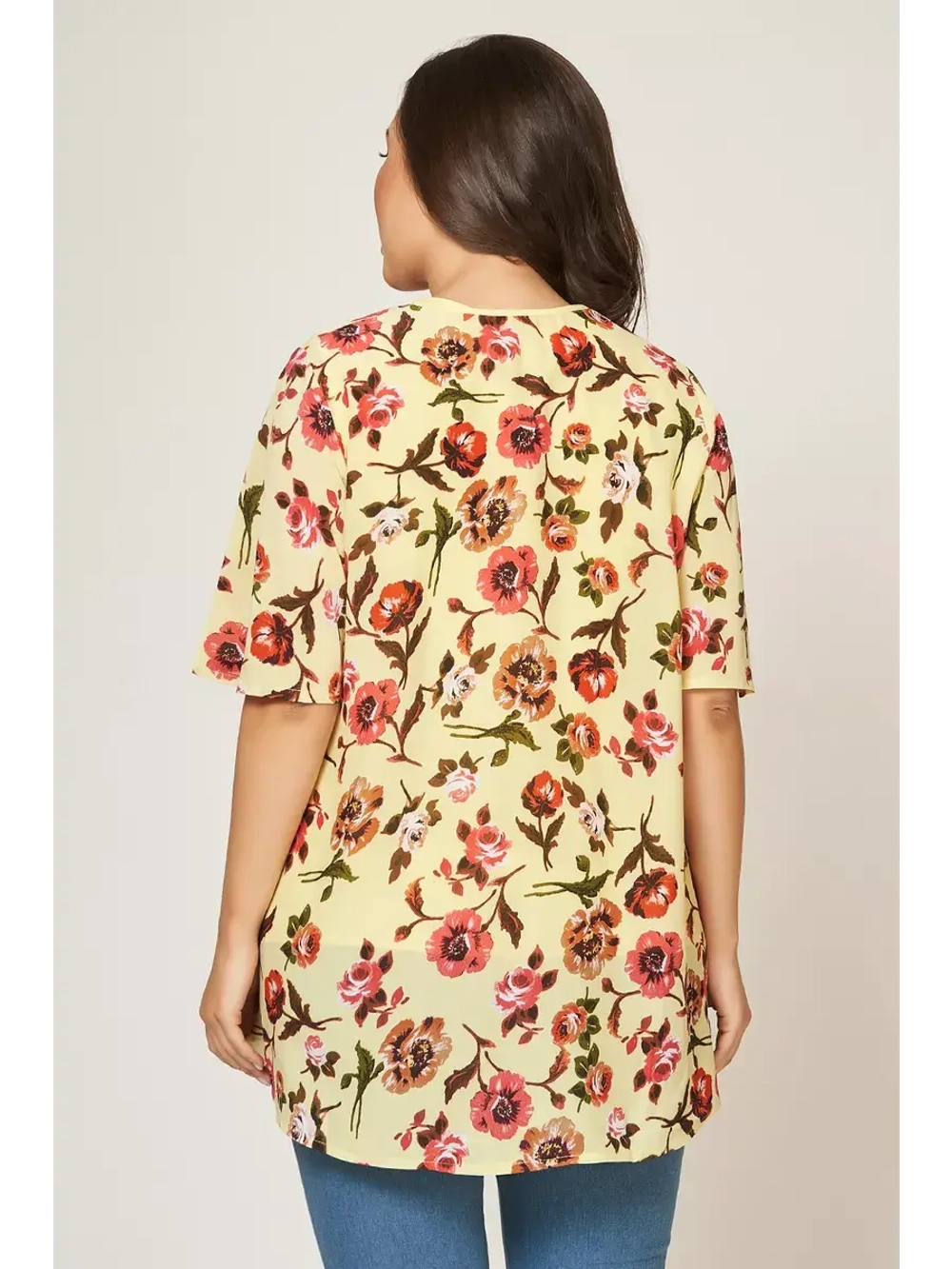 Блузка двухслойная топ + накидка