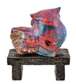 MN-275 Фигурка «Сова с совенком за книгой»