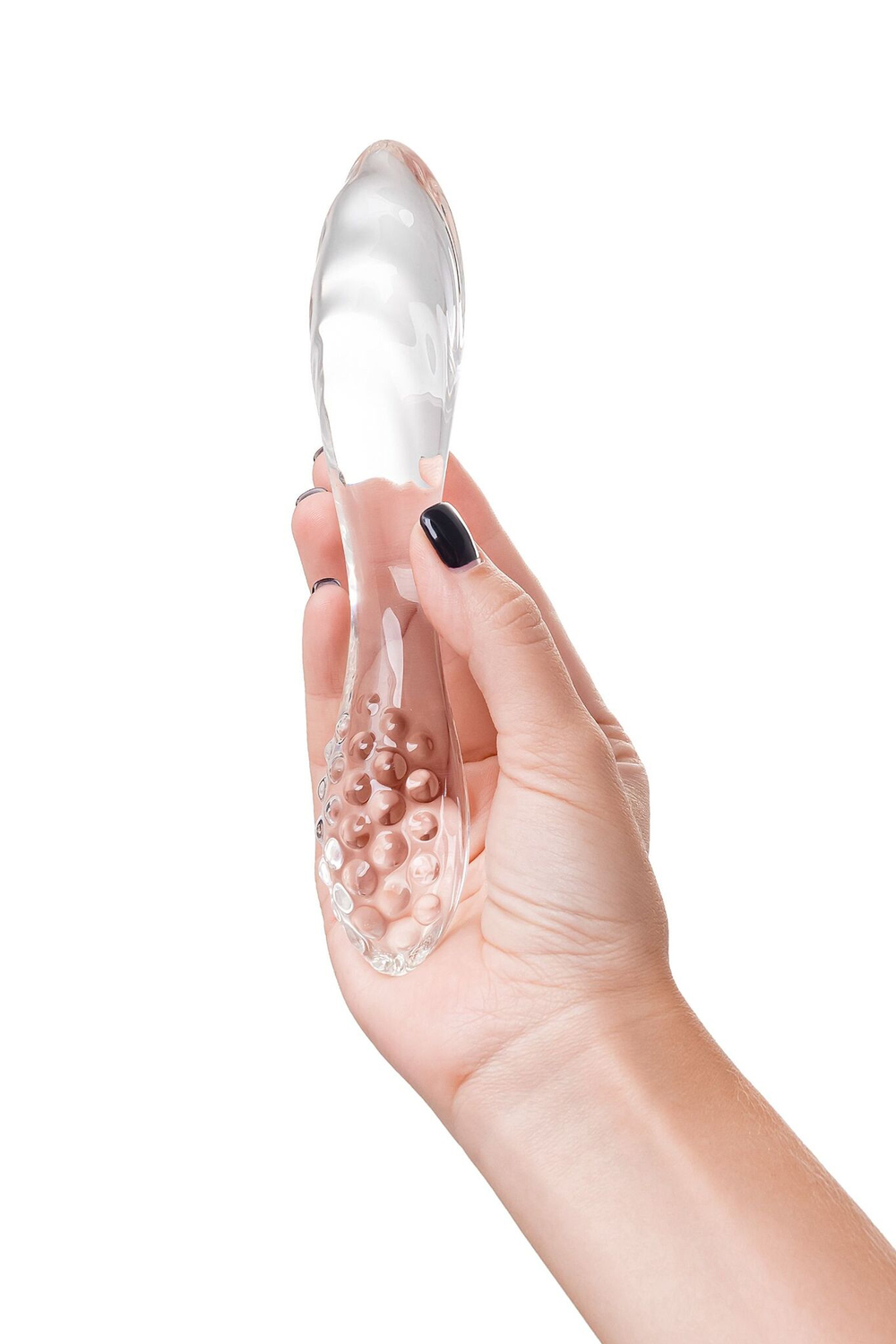 Двусторонний фаллоимитатор Satisfyer Dazzling Crystal 1, стекло, прозрачный, 18,5 см