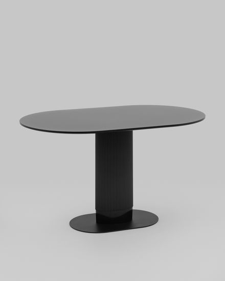 Стол обеденный Snow МДФ 130*80 черный