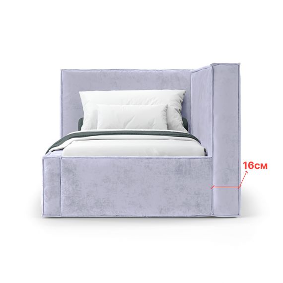 Кровать Bever ЛЕВАЯ 140 с подъемным механизмом - Nebby 017