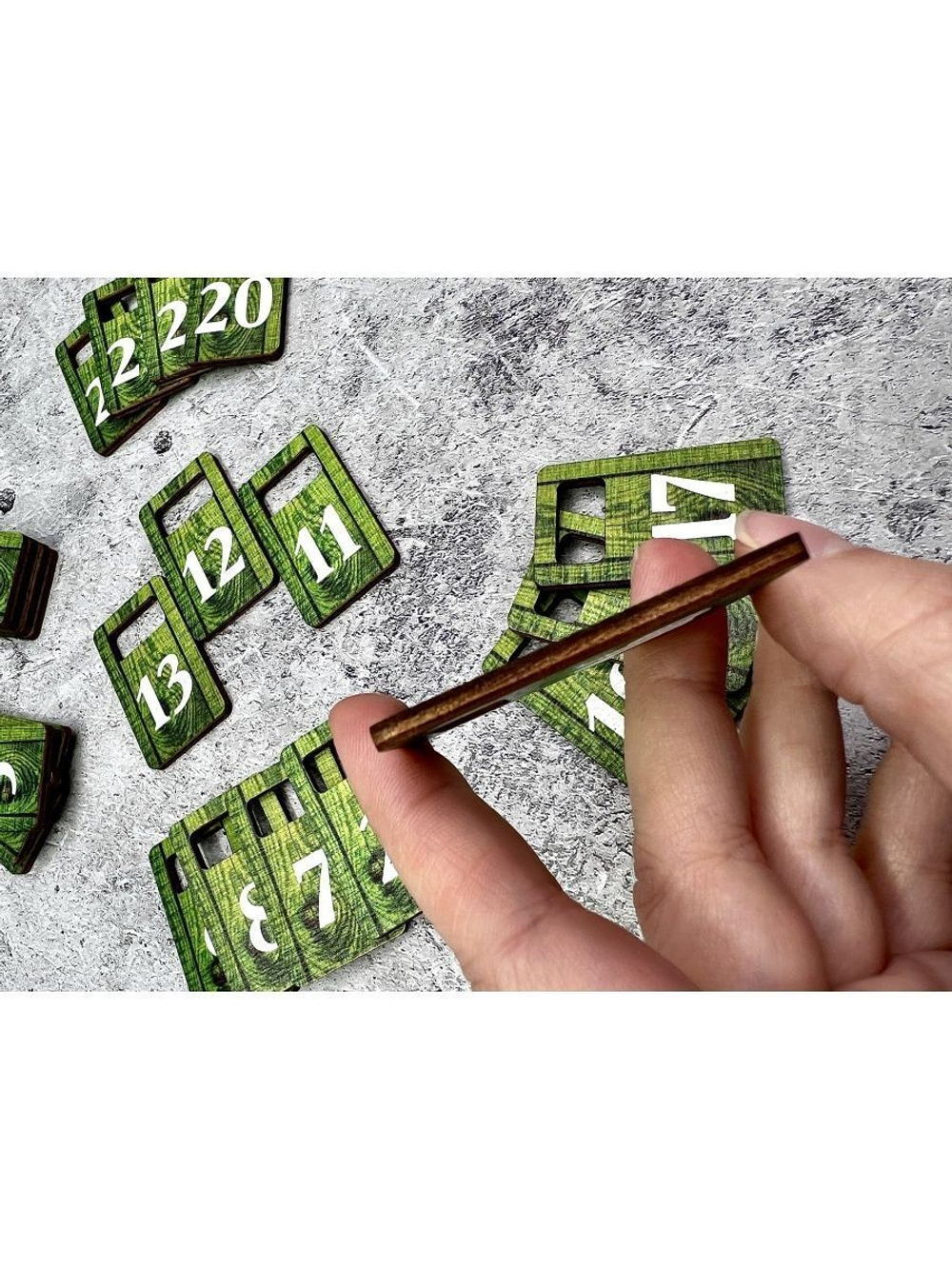 Номерки для гардероба 3х5 см