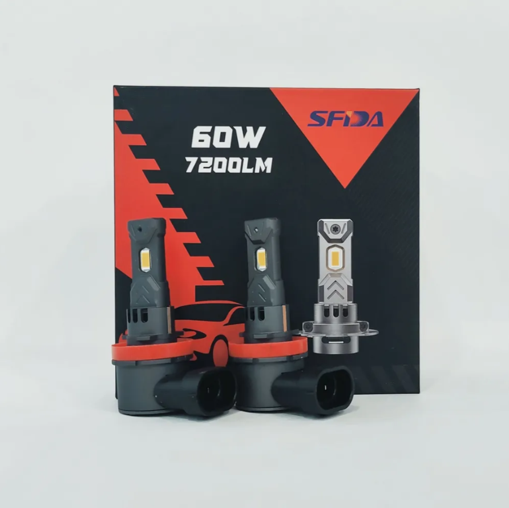 H11 / Комплект светодиодных ламп (H11) SFIDA LED V19 7200LM (2 шт./ комплект)