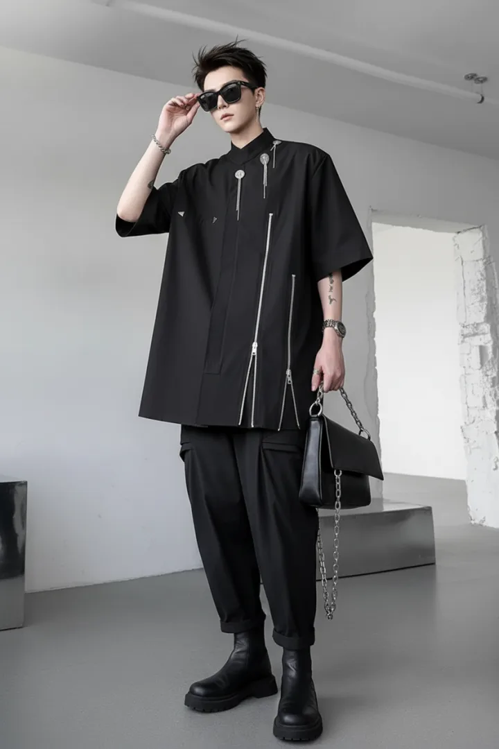 Рубашка с коротким рукавом «BICCA»