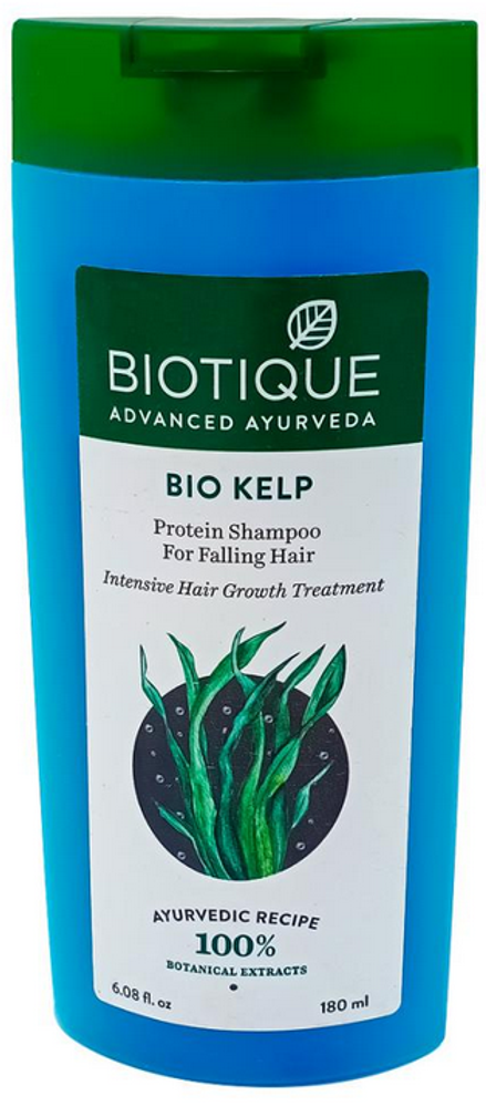 Шампунь протеиновый для роста волос  Biotique Bio kelp, 180 мл