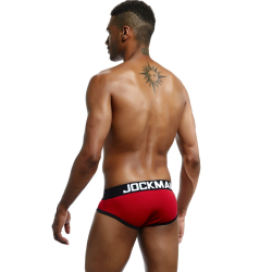 Мужские трусы брифы красные JOCKMAIL JM2048-8