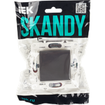 SKANDY Выключатель 1-клавишный перекрестный 10А SK-V03T титан IEK