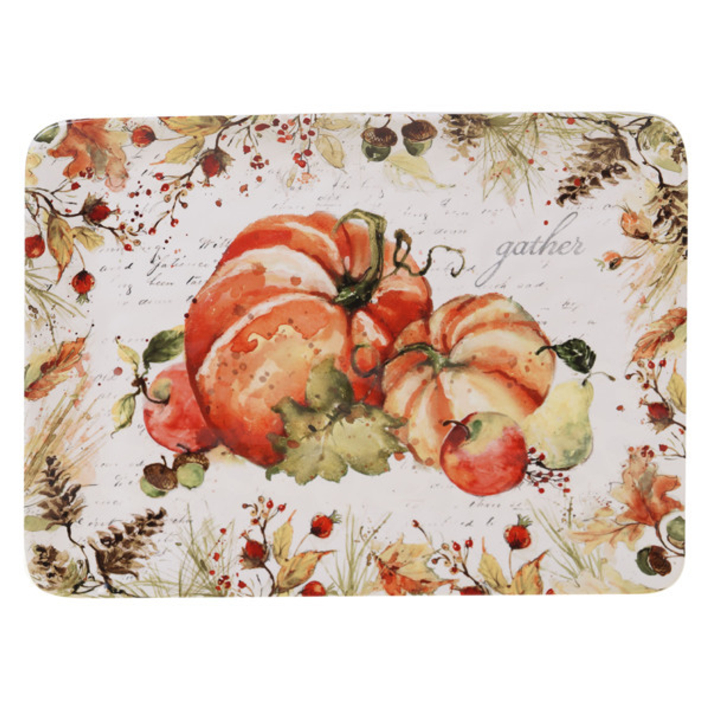 Блюдо прямоугольное Certified Int. Осенние  краски 41х30см