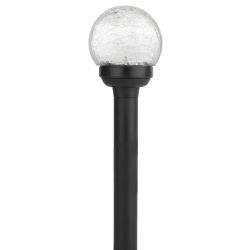 SL-PL33-CRAC ЭРА Садовый светильник на солнечной батарее, пластик,стекло, черный, 33 см