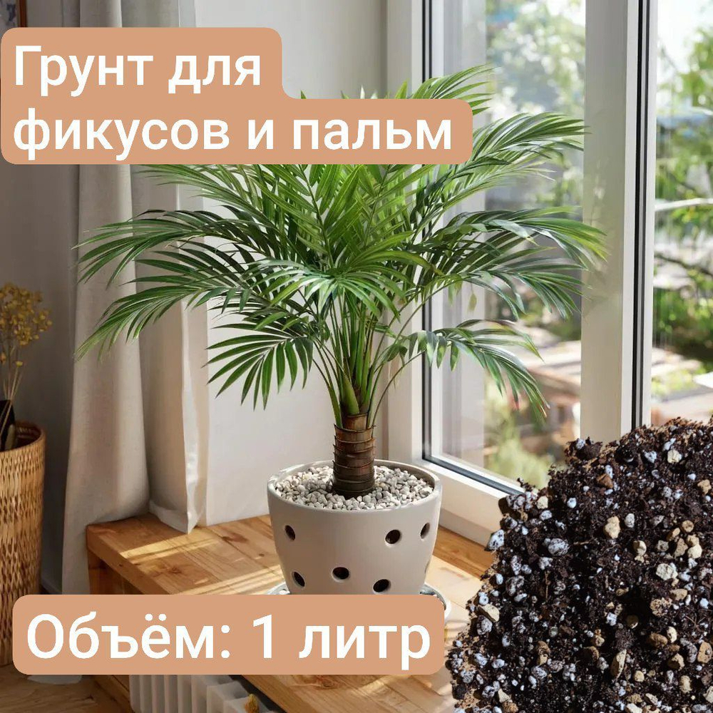 Авторский грунт для Фикусов и Пальм 2 литра