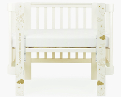 Детская кроватка-трансформер Happy baby Mommy Love в комплекте с расширением 160х70 milky