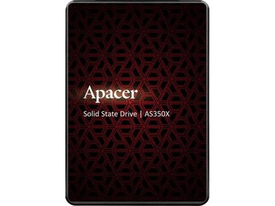 SSD накопитель Apacer AS350X 256ГБ, 2.5" SATA, SATA III, [AP256GAS350XR-1]