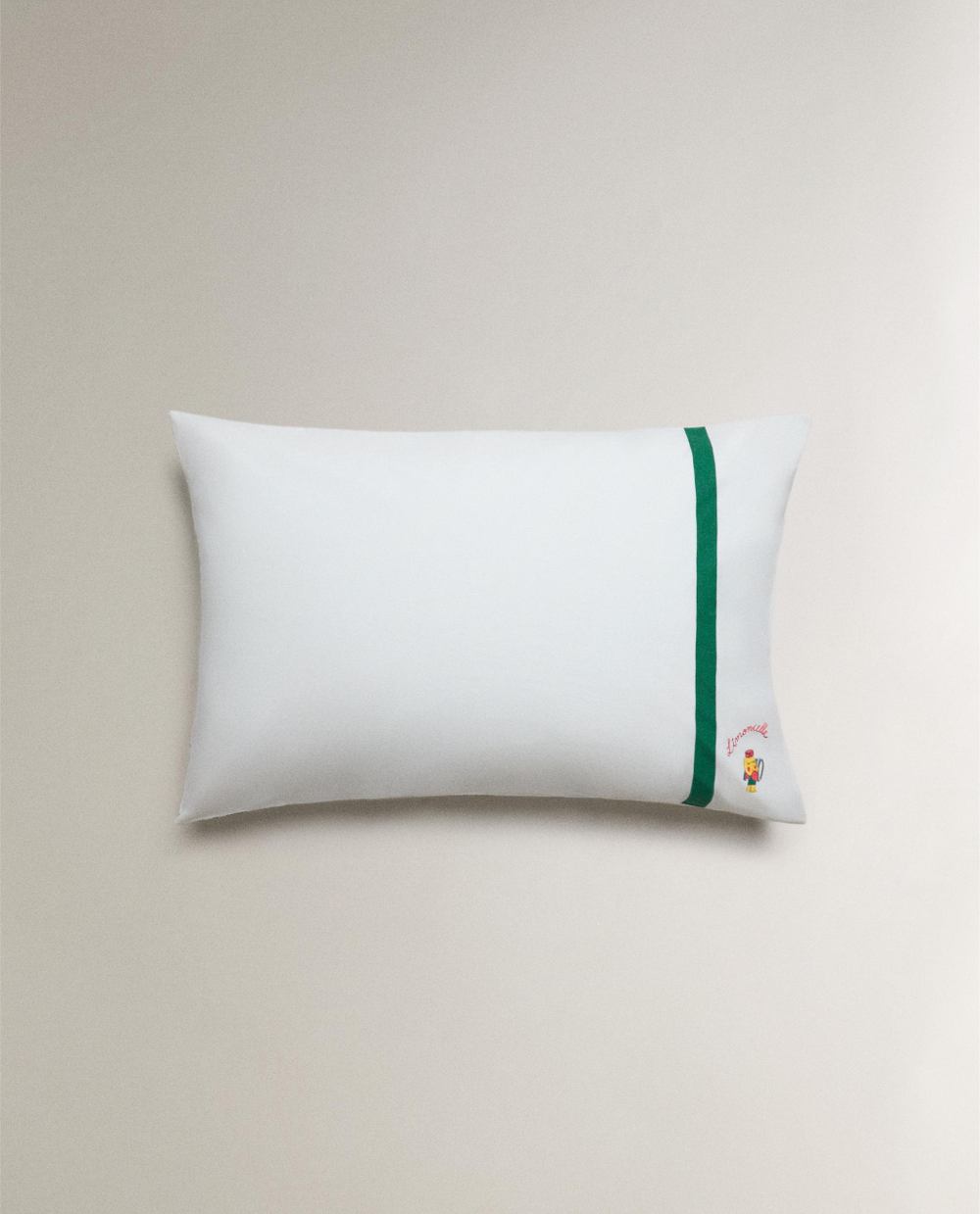 Наволочка Zara Home, хлопок 100%, однотонный, 2628/091