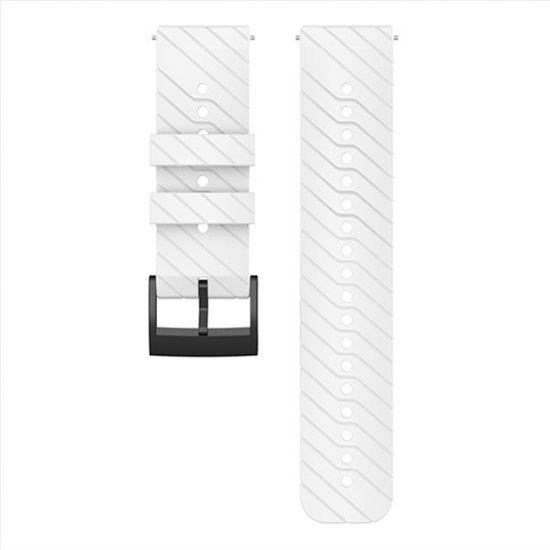 Силиконовый ремешок Suunto 24 mm для 9 / 9 Baro / 7 / D5 / Spartan Sport быстросъемный (Athletic 3) (Серый)