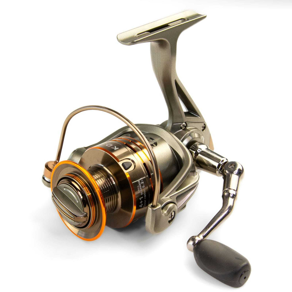 Безынерционная катушка 6000 Kaida KD.GTF G002-60A (4+1BB, мет.шпуля)