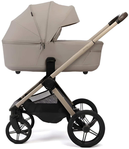 Детская коляска Peppy Monaco Thermo 2 в 1 Latte (бежевый), рама бежевая