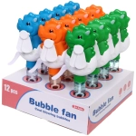 Мыльные пузыри «Малыш трицератопс» 21,5 см, 60 мл, с вентилятором, микс цветов