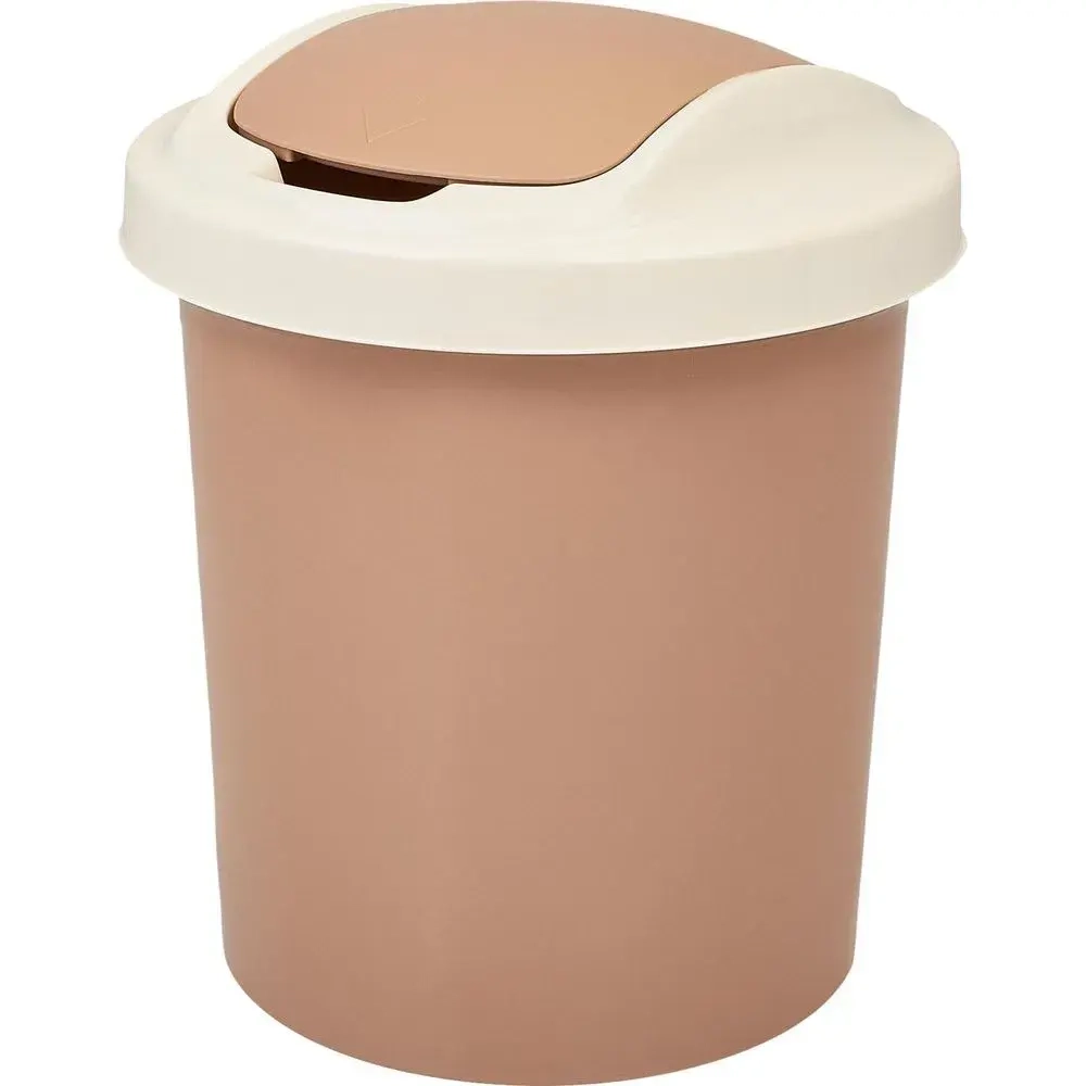 Контейнер для мусора Ориджинал 12 л кофейный (комплект 8 шт)