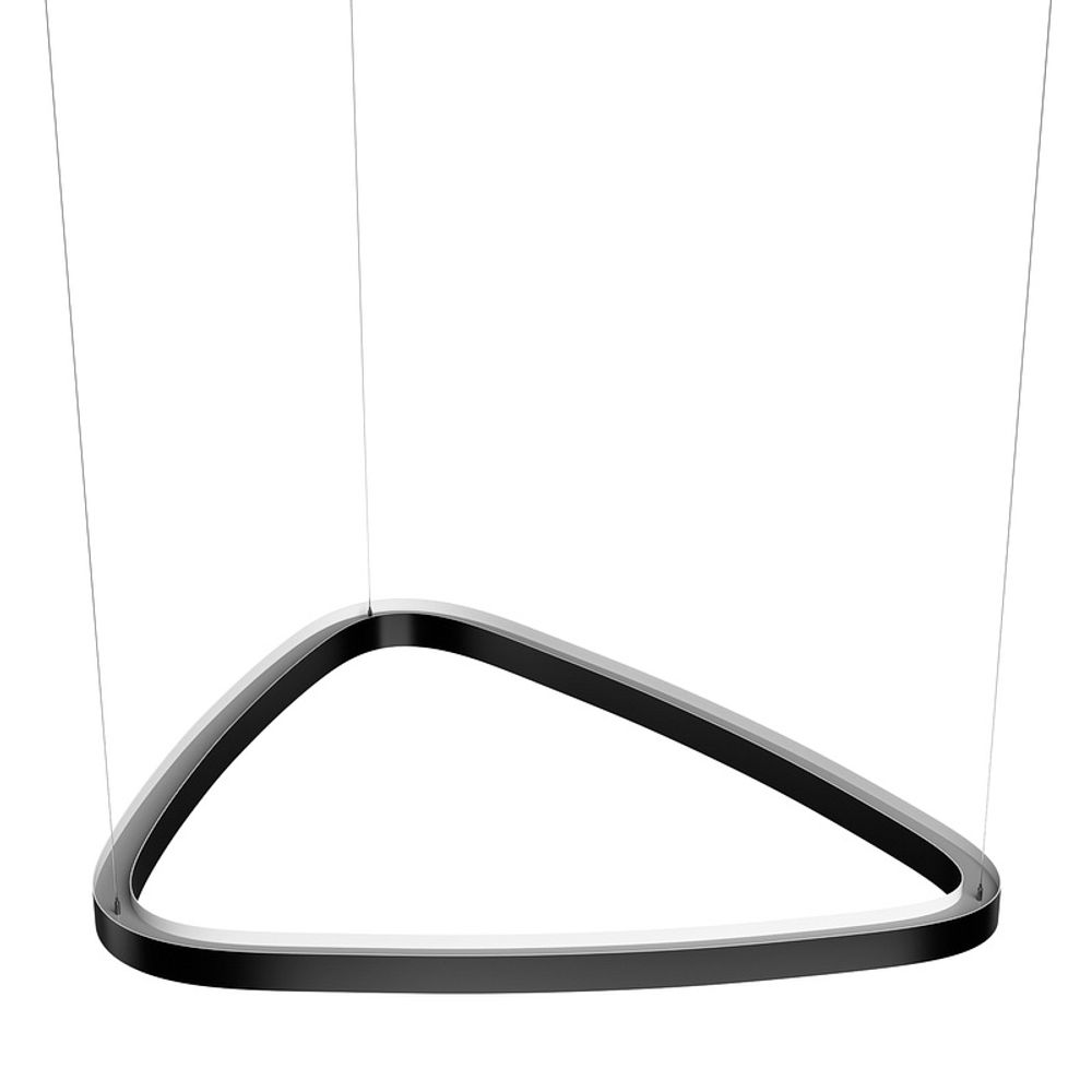 Профильный светодиодный линейный светильник подвесной треугольной формы 67Вт