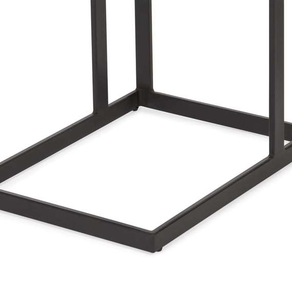 Кофейный стол Osaka Marable 50х35 см, мрамор, сталь