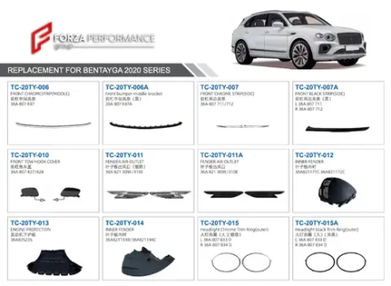 Запчасти для Bentley Bentayga 2020 Бентли Бентайга