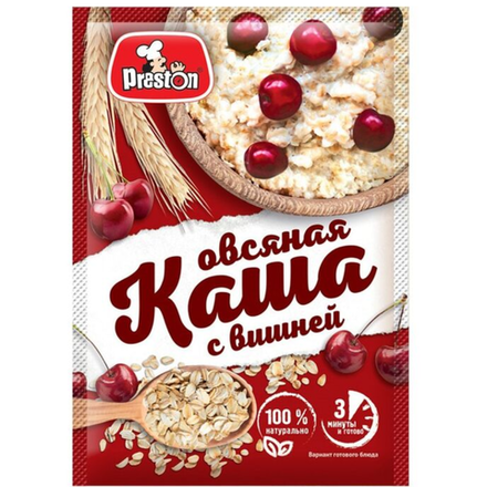 Каша овсяная Preston с вишней 37 гр