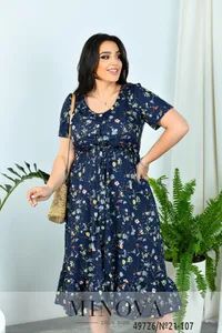 Платье 21-107-синий Minova