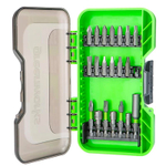 Набор GREENWORKS биты удар.головки торц.адаптеры,держатель магнит-ый (20 предметов) (2944007)