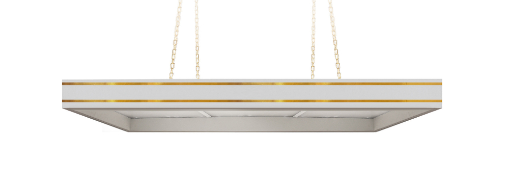 Лампа Neo 3 секции ЛДСП (серый (ЛДСП),фурнитура золото)