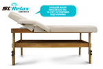 Массажный стол Relax Comfort-M бежевая кожа (№6)