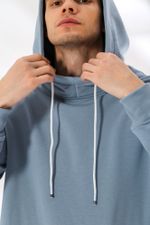 Толстовка мужская Трек-4 Виотекс СЕРО-ГОЛУБОЙ