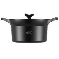 Кастрюля из литого алюминия Gipfel Azul Black 51923 24 см/4,5 л