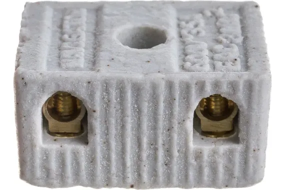 Клемма Navigator NTB-HCR 2*35 35А +350°C керамика белая 30423