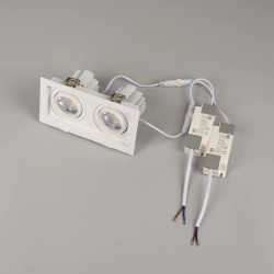 Светильник MS-VORTEX-BUILT-S170x90-2x12W Warm3000 (WH-WH, 20 deg, 230V) (Arlight, IP20 Металл, 5 лет) 057760