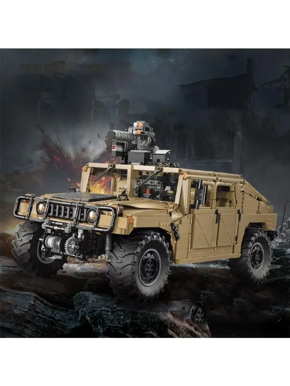 Конструктор CADA военный автомобиль HumVee 1:8 C61036W
