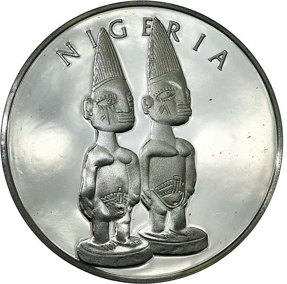 France, Les Médailles des Nations du Monde Nigeria Medal, 1980