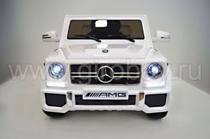 Детский электромобиль River Toys Mercedes-Benz-G-65-LS528 белый