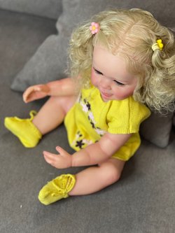 Кукла Реборн виниловая 55см в пакете (FA-560)