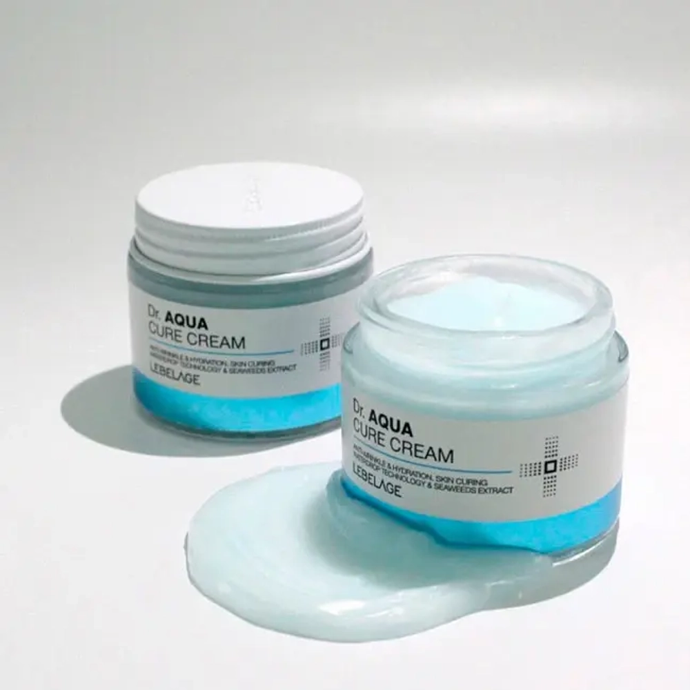 Увлажняющий крем с морскими водорослями Lebelage dr. Aqua cure cream (70мл)