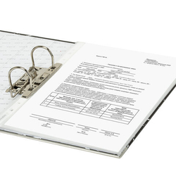 Регистратор А4 5 см СТАФФ Профит черный (272008)