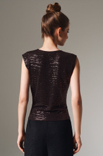 23136 Топ женский (медно-черный)